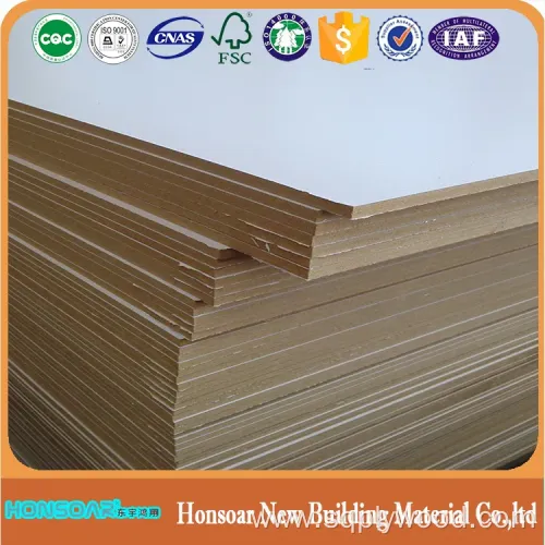 Honsoar UV Pet Film Melamine MDF 18mm E2 Grade for Furniture